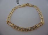 Pulseira Folhada a Ouro 8 cb 2089485