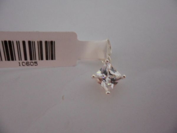 PINGENTE DE PRATA ZIRCONIA  10605