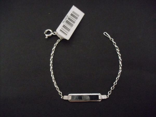 Pulseira Prata Chapinha Infantil Cartier cb 2093734 ok