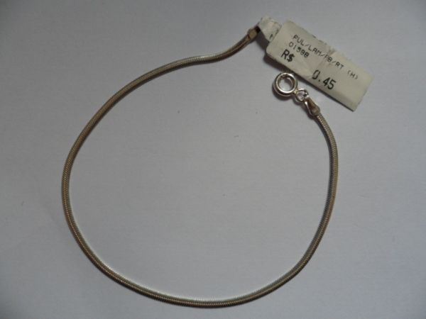Pulseira de prata Laminada Rabo rato CB 2080208
