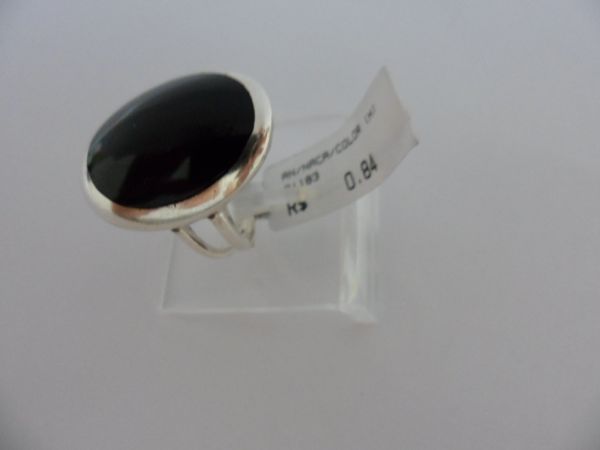 ANEL PRATA NACA PRETO OVAL CB 2075440