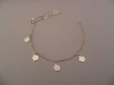 Pulseira de prata Florzinhas CB 2086507