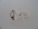ANEL DE PRATA ZIRCONIA MARCASSITA OVAL CRISTAL  CB 10401