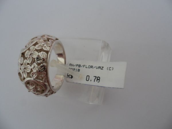 ANEL PRATA BRANCA FLORES  CB 2072746