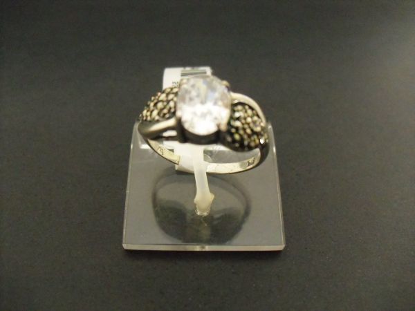 ANEL DE PRATA PEDRAS MARCASSITA CB 2092676