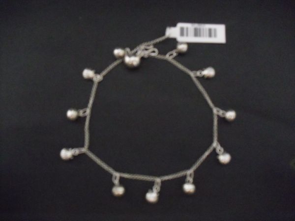 TORNOZELEIRA EM PRATA CHOCALHO  CB 2066745