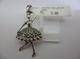 PINGENTE DE PRATA BAILARINA  CB 34490716