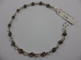 PULSEIRA DE PRATA BALI FLOR PP CB 2074320