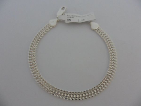 Pulseira Prata Esteira 5MM  CB 2083179 ok