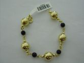 Pulseira Folhada a Ouro bolas cb 2089454