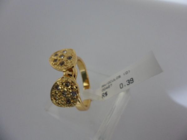 ANEL FOLHADO A OURO OCULOS CB 41534