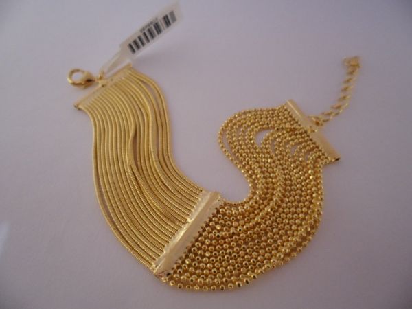 Pulseira Folhada a Ouro 2 cb 2089492