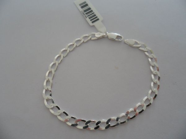 Pulseira Prata Masculina Elos Grumet 1x1 5mm 2088099