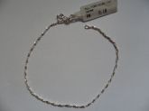 Pulseira de prata Torcida Diamantada CB 2086781