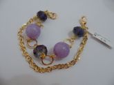 PULSEIRA FOLHADA PEDRA LILAS CB 182260