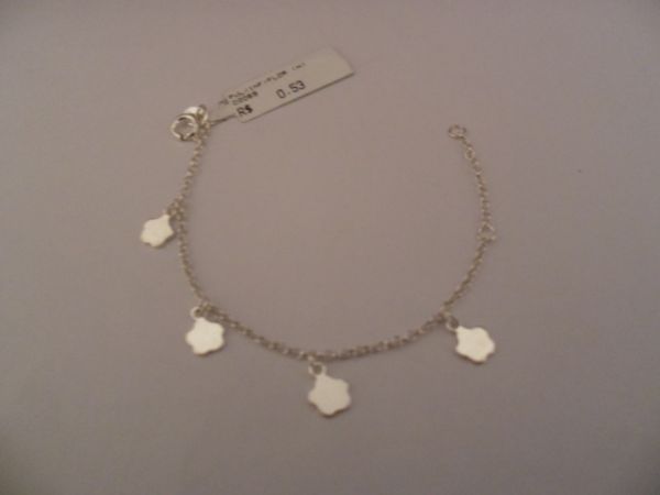 Pulseira de prata Florzinhas CB 2086507