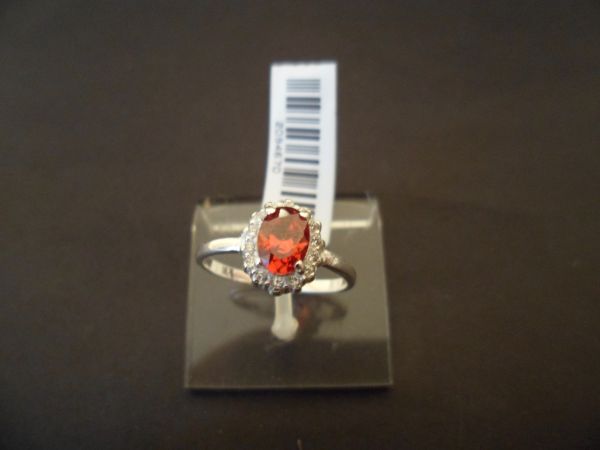 Anel de Prata zirconia  pedras 2094670