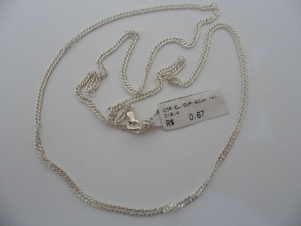 CORRENTE ELOS DUPLOS 60CM CB 2083223
