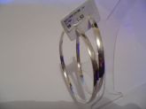 BRINCO DE PRATA ARGOLA CHATA 68MM  CB 2077383