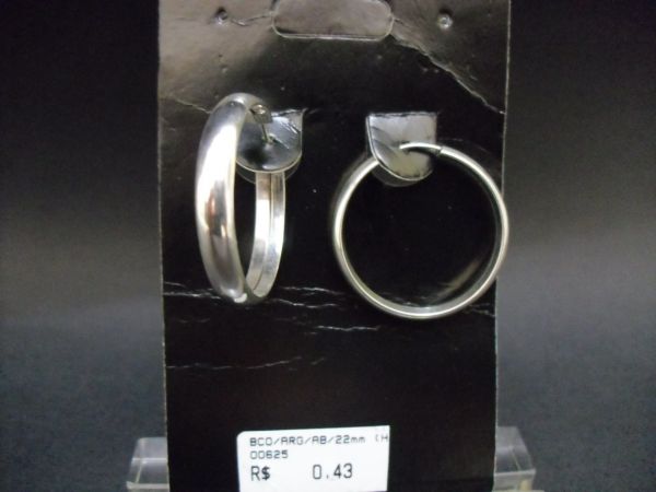 BRINCO DE PRATA ARGOLA ABERTA 22MM CB 2068350