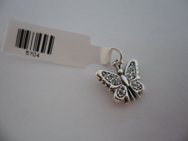 PINGENTE DE PRATA BORBOLETA 5704