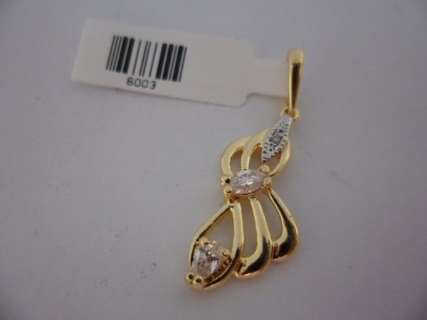 PINGENTE FOLHADO A OURO ASAS CB 6003