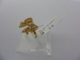ANEL FOLHADO A OURO FALANGE LACINHO CB 415301