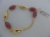 PULSEIRA PEDRA OVAL VINHO  CB 182294
