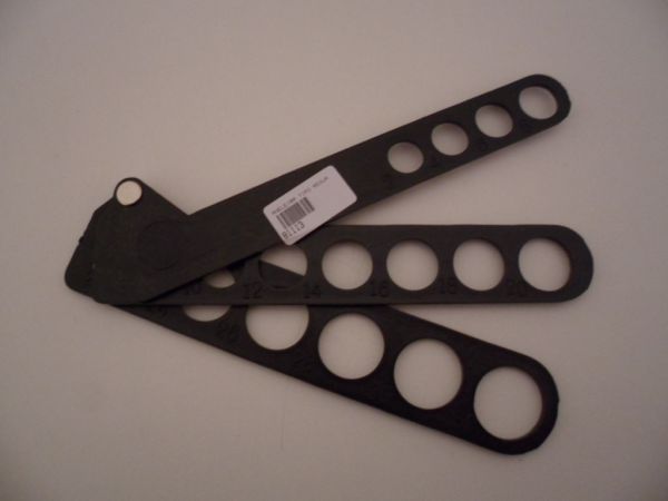 Calibre Regua Medidor de Anéis
