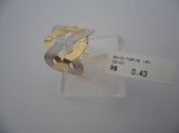 ANEL FOLHADO A OURO TPO 5 CB 62474