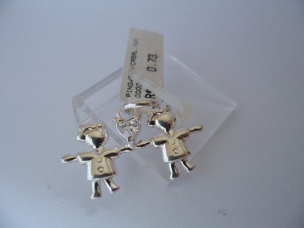 PINGENTE DE PRATA ZIRCONIA CRIANÇAS  CB 2081045