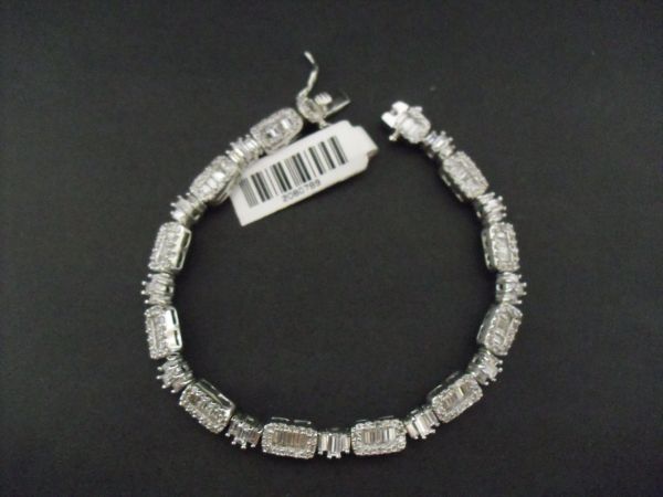 Pulseira Prata Zirconia Navet cb 2080789