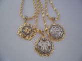 GARGANTILHA FOLHADA OURO MANDALAS 2088952