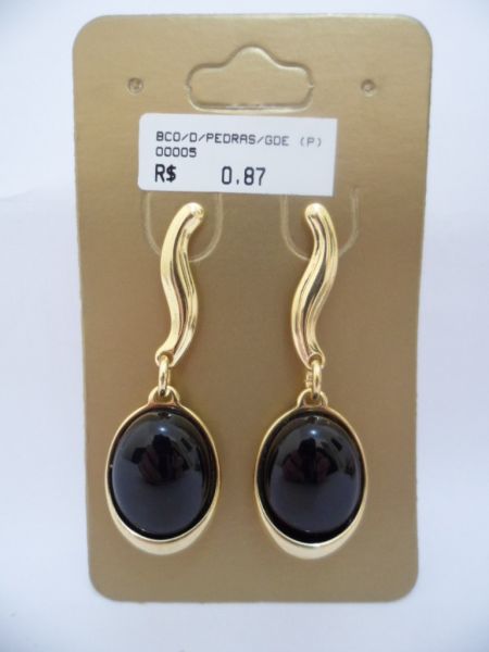 BRINCO FOLHADO A OURO ONIX  2100331
