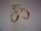 BRINCO FOLHADO A OURO ARGOLA 16MM  CB 35535