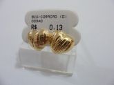 BRINCO FOLHADO A OURO CORAÇÃO CB 23778