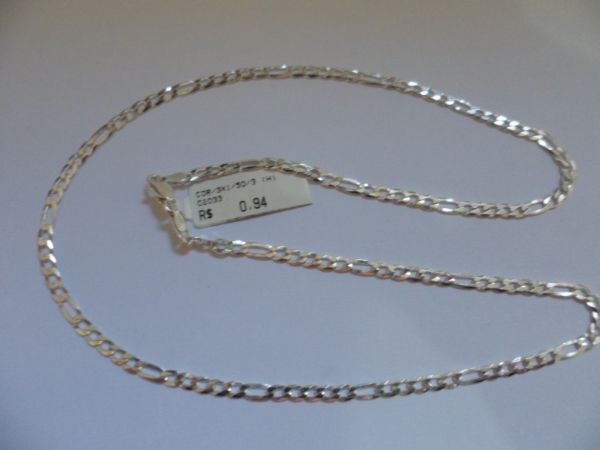 CORRENTE DE PRATA 3X1 50CM  CB 2086163