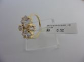 ANEL FOLHADO/ZIRCONIA/2/QUADRADO  CB 68021
