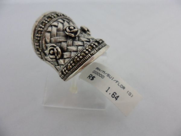 ANEL PRATA MARC/SUIÇA/FLOR CB 2064093