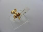 ANEL FOLHADO A OURO FALANGE LAÇO CB 41531