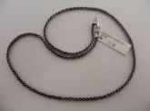 CORRENTE DE PRATA RÓDIO NEGRO 45CM  CB 2087009