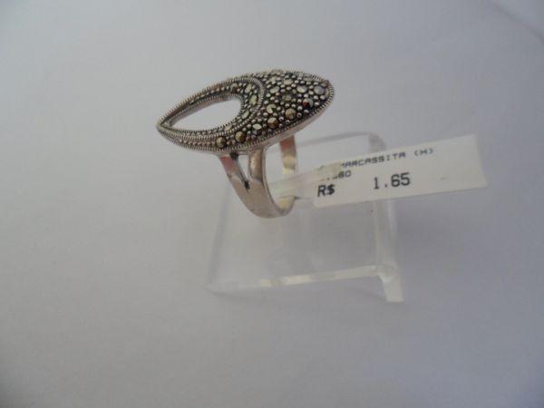 ANEL DE PRATA MARCASSITA FOLHA  CB 2079820