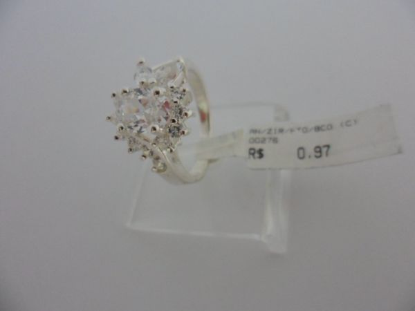 ANEL DE PRATA ZIRCONIA OVAL CB 2074511