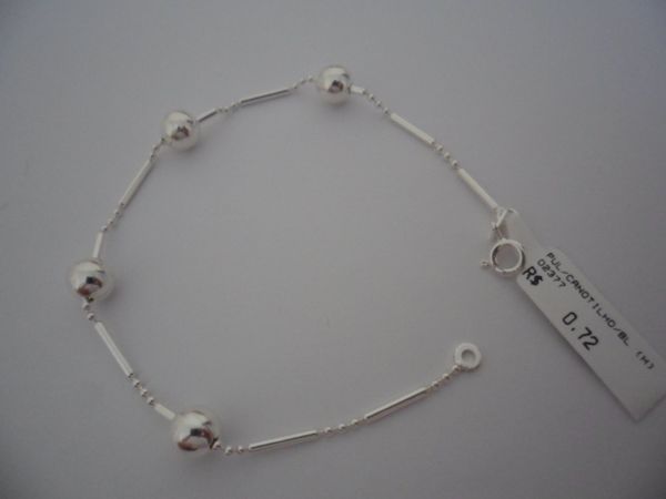 Pulseira de prata Canotilho Bola  CB 2087870 o