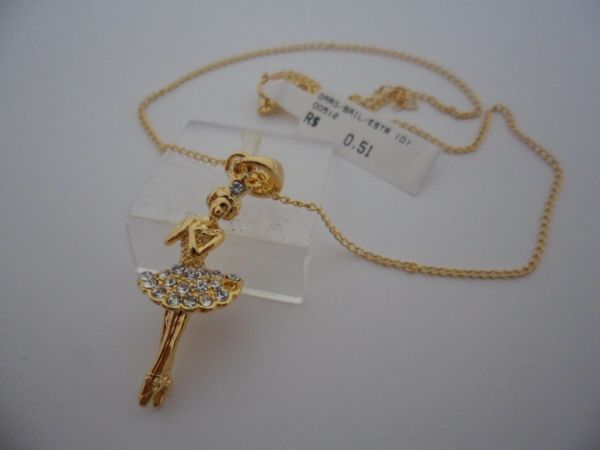 GARGANTILHA FOLHADA/BAILARINA/STRASS  CB 81716