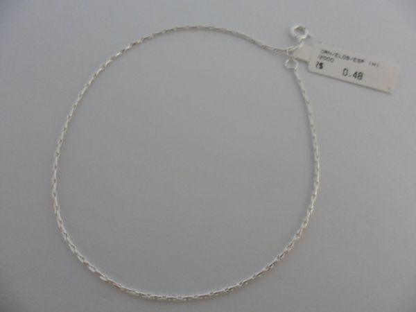 TORNOZELEIRA EM PRATA ELOS ESPECIAIS  CB 2085845