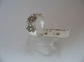 ANEL DE PRATA MICRO ZIRCONIA SERRILHA  CB 2071435