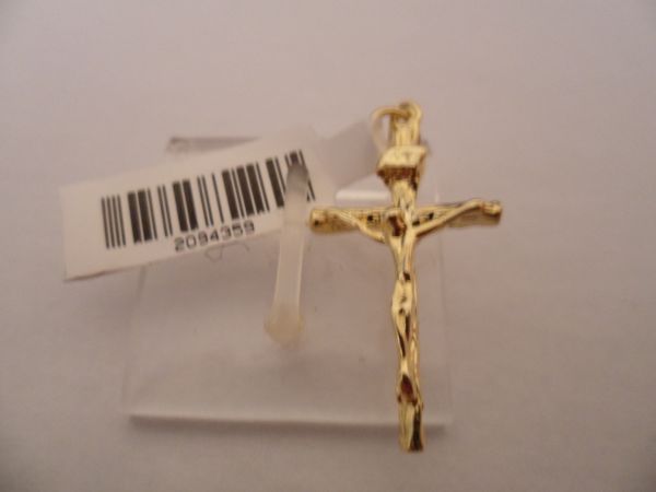 Pingente folhado a ouro cruz 2094359