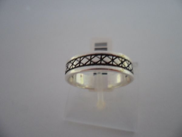 ANEL DE PRATA MASCULINO TRIÂNGULOS 22701