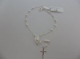 PULSEIRA EM PRATA TERÇO/ELOS CB 2087351
